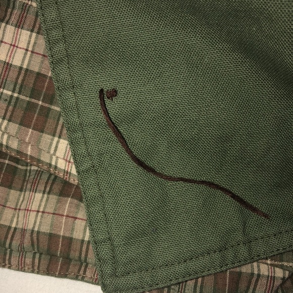 Vintage Braetan Army Green/Plaid Reversible Womens Barn Jacket - Picture 10 of 10